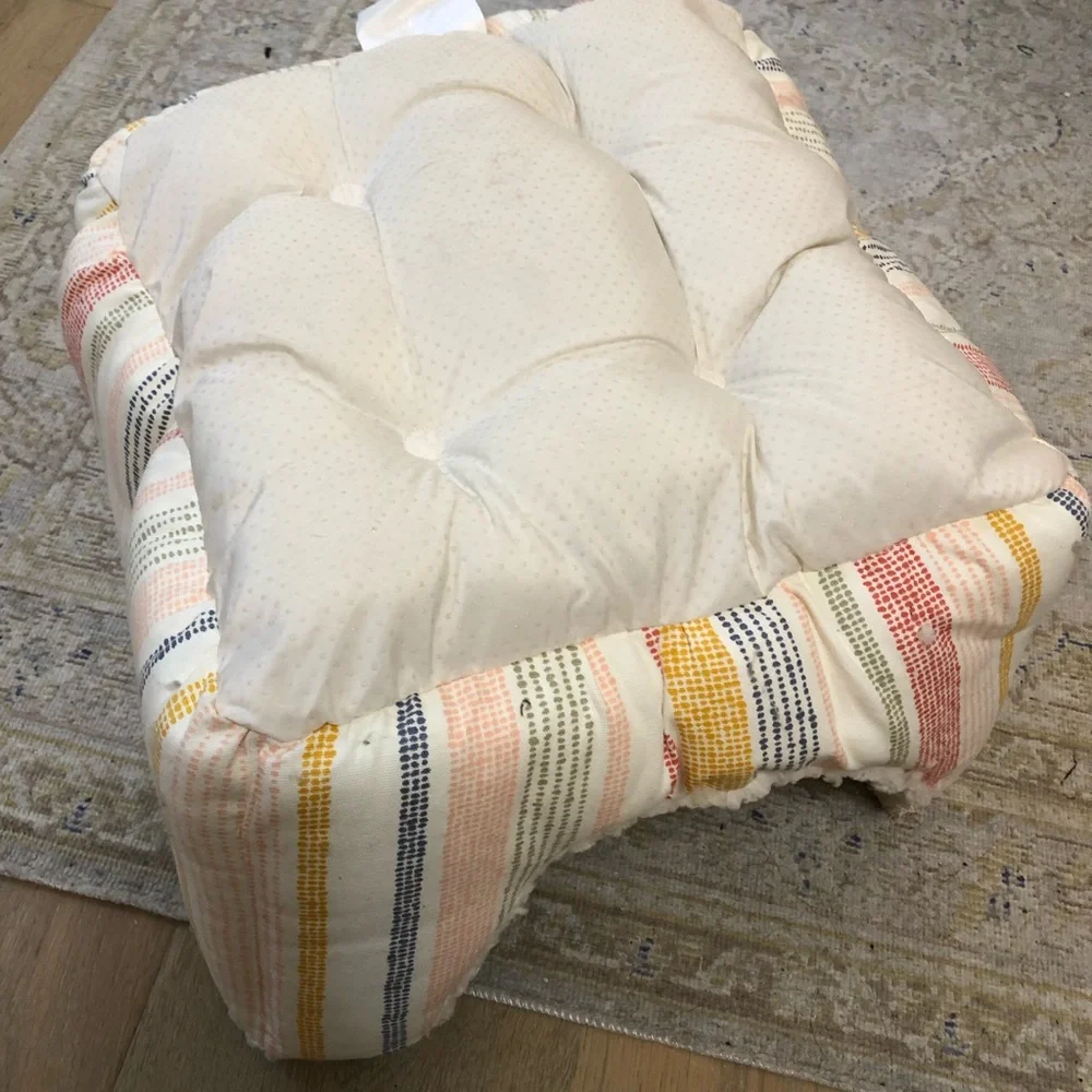 Striped cat bed